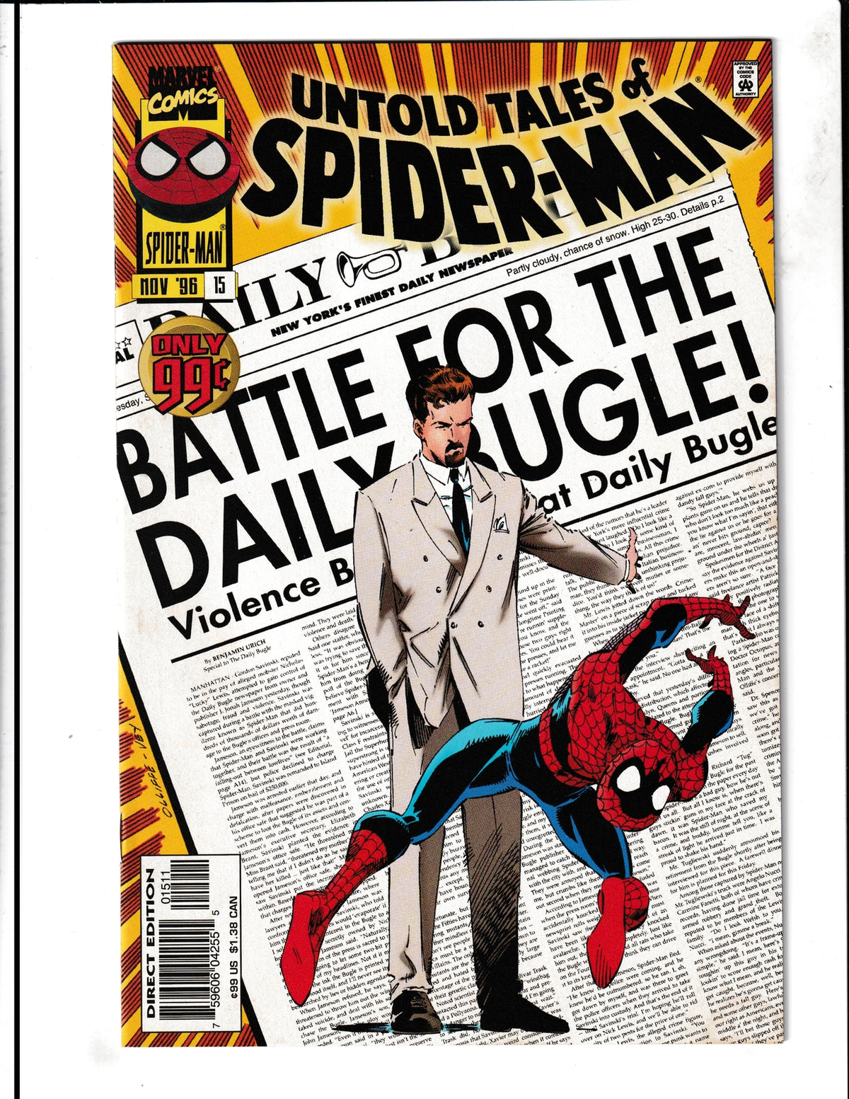 Untold Tales of Spider-Man #15 (1996) Marvel Comics