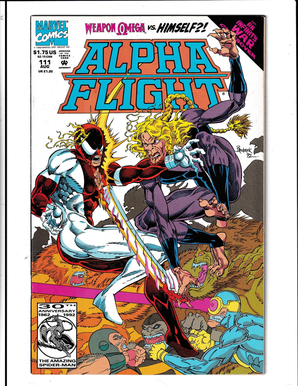 Alpha Flight #111 (1992) Marvel Comics SKU:528