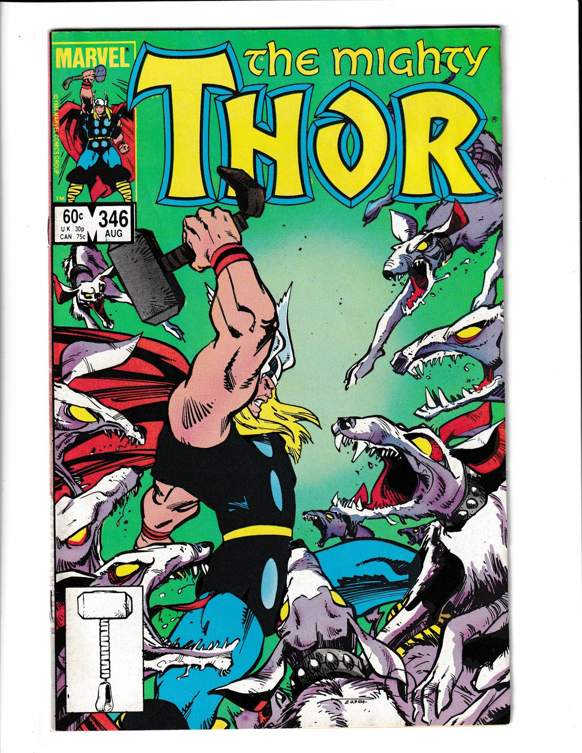 Thor #346 (1984) Mighty Thor Marvel Comics