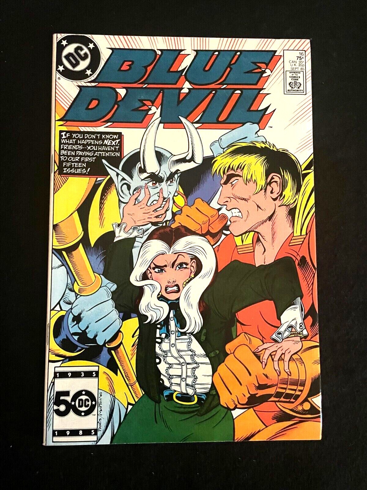 Blue Devil #16 1985 - HIGH GRADE
