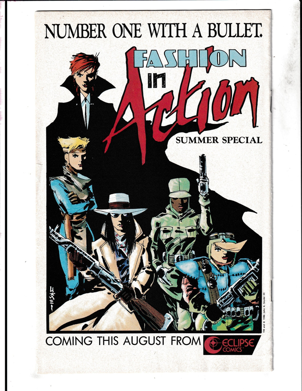 Airboy #1 (1986) Cameo of Airboy Higher Grade Eclipse Comics