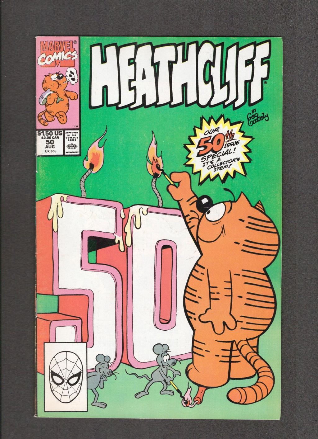 Heathcliff #50 (1990) 50th Issue Special Star/Marvel Comics