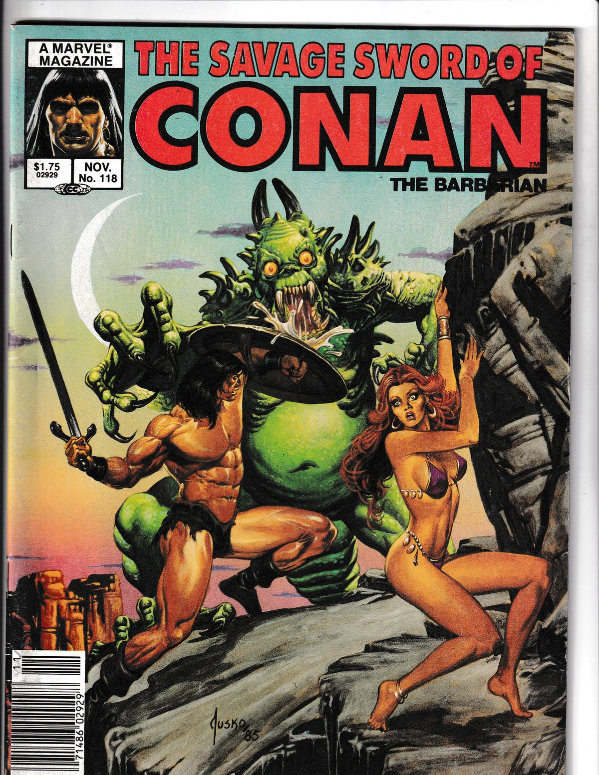 Savage Sword of Conan #118 (1985) Curtis Comics