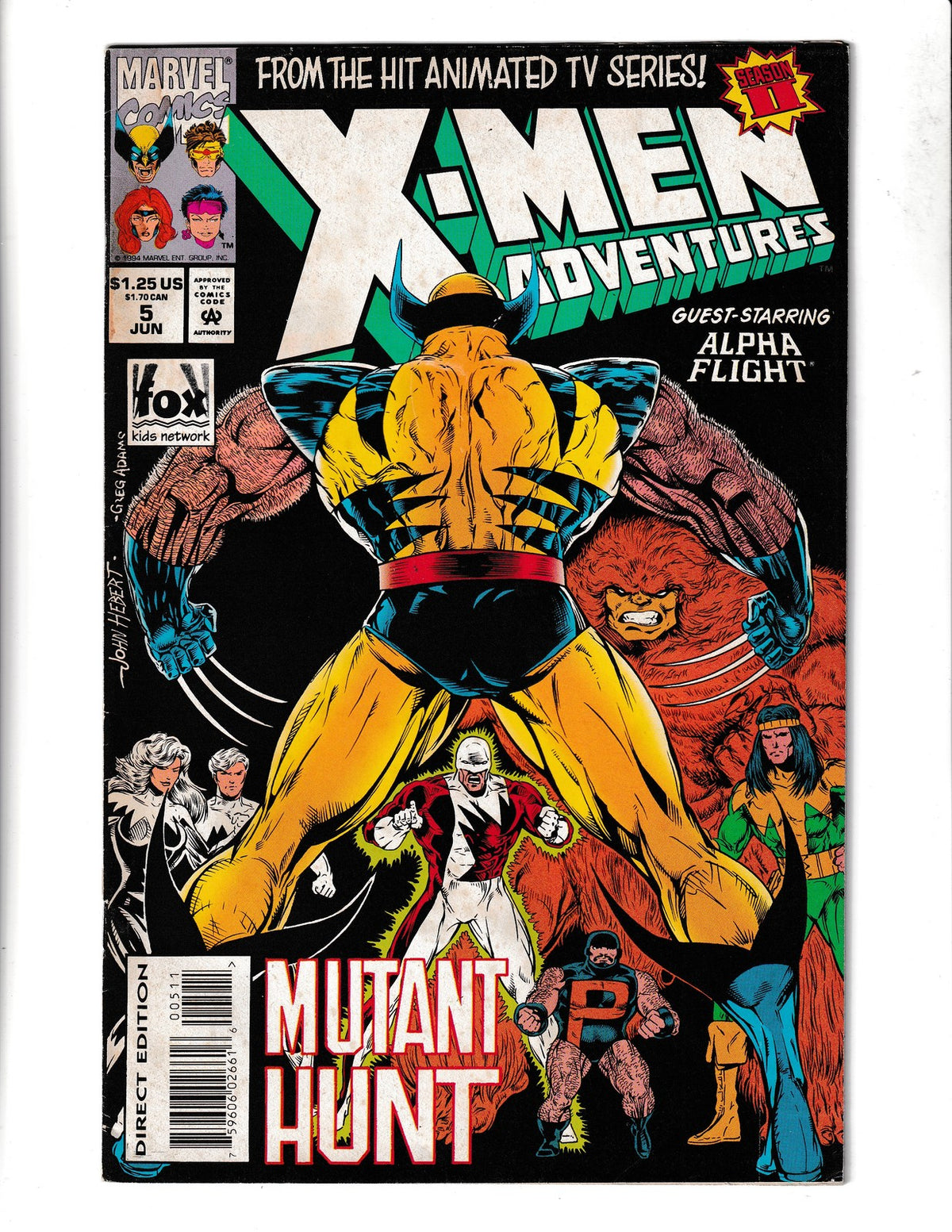X-Men Adventures II #5 (1994) Marvel Comics