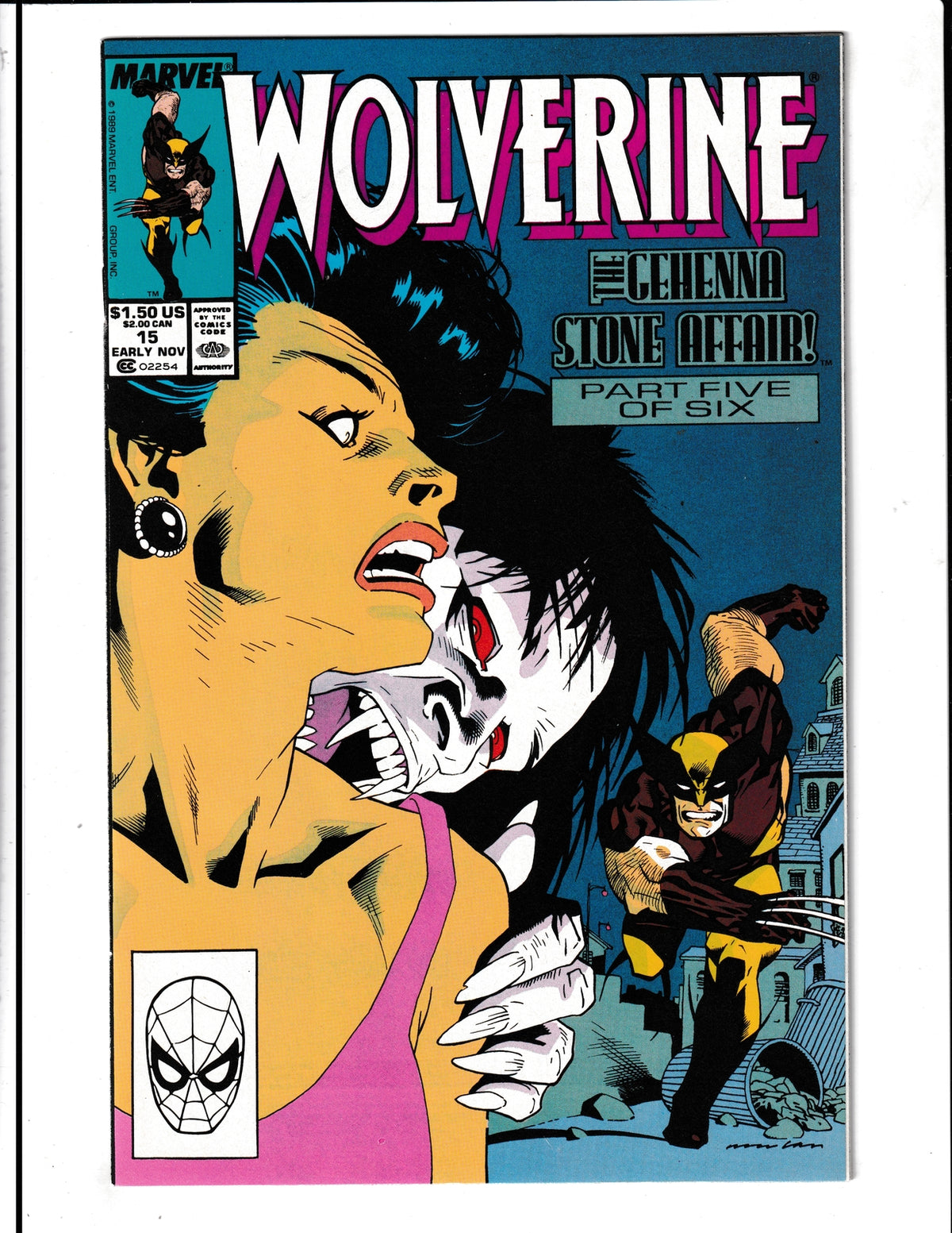 Wolverine #15 (1989) High Grade Marvel Comics SKU:1329