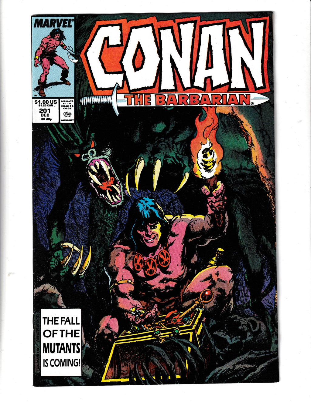 Conan the Barbarian #201 (1987) Marvel Comics SKU:2716