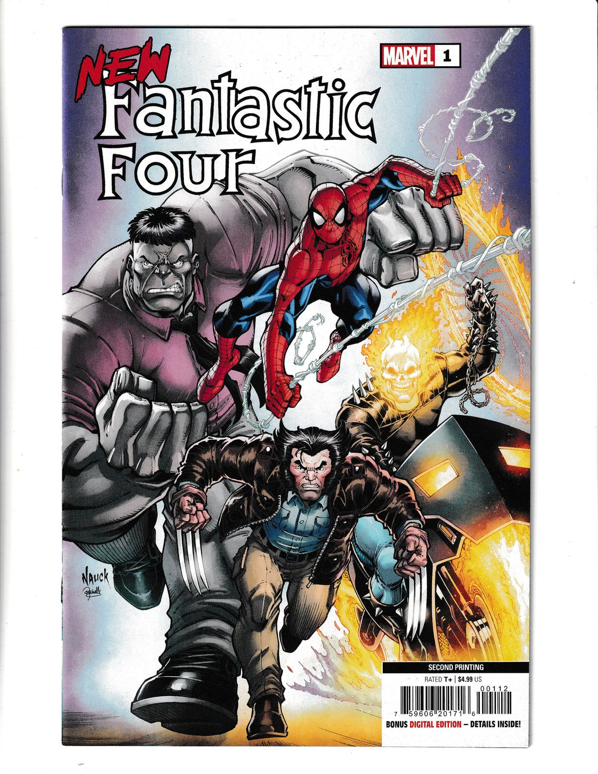 New Fantastic Four #1 (2022) 2nd Print Marvel Comics