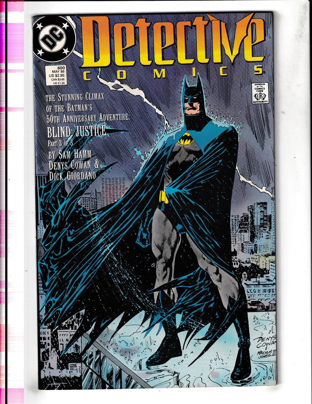 Detective Comics #600 (1989) Neal Adams DC Comics