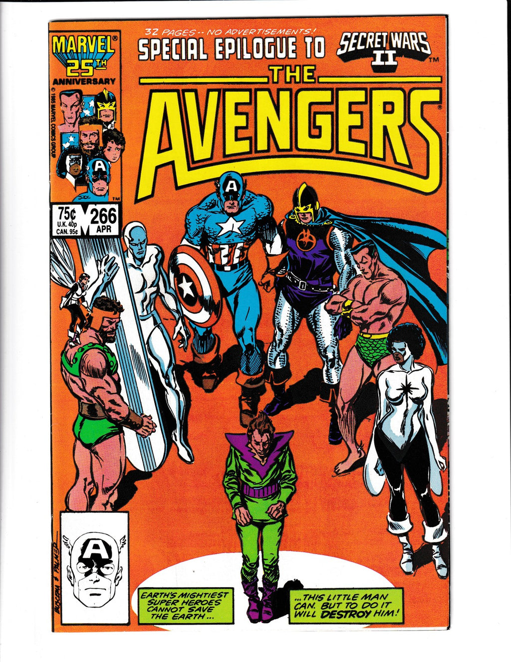 Avengers #266 (1986) Higher Grade Marvel Comics