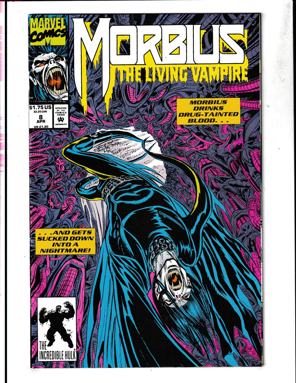Morbius the Living Vampire #8 (1993) Marvel Comics SKU:1888