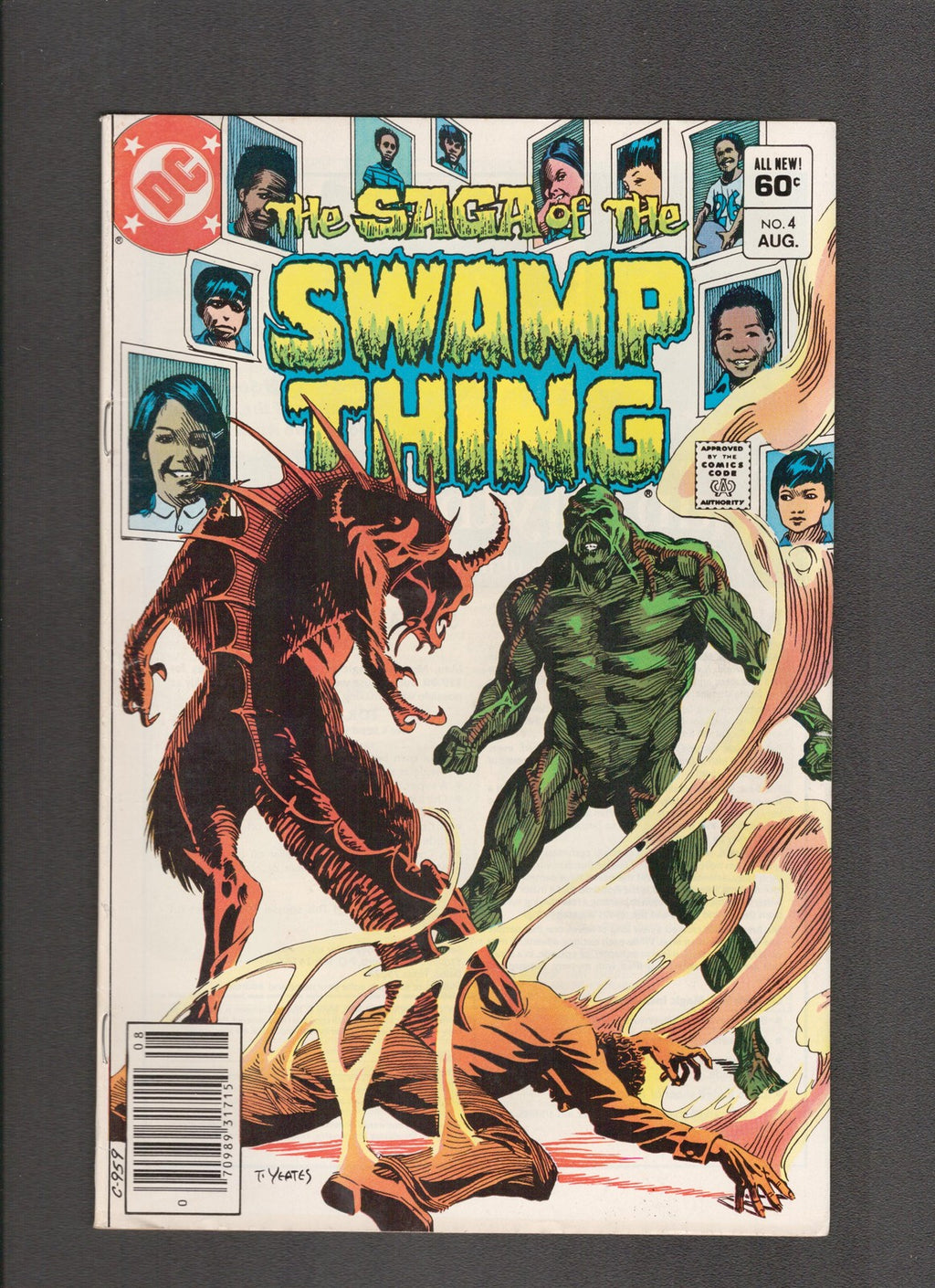 Saga of the Swamp Thing #4 (1982) Tom Yeates DC Comics