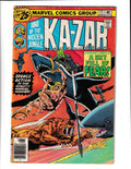Ka-Zar #17 (1976) Marvel Value Stamp Series B #21 Thor Marvel Comics