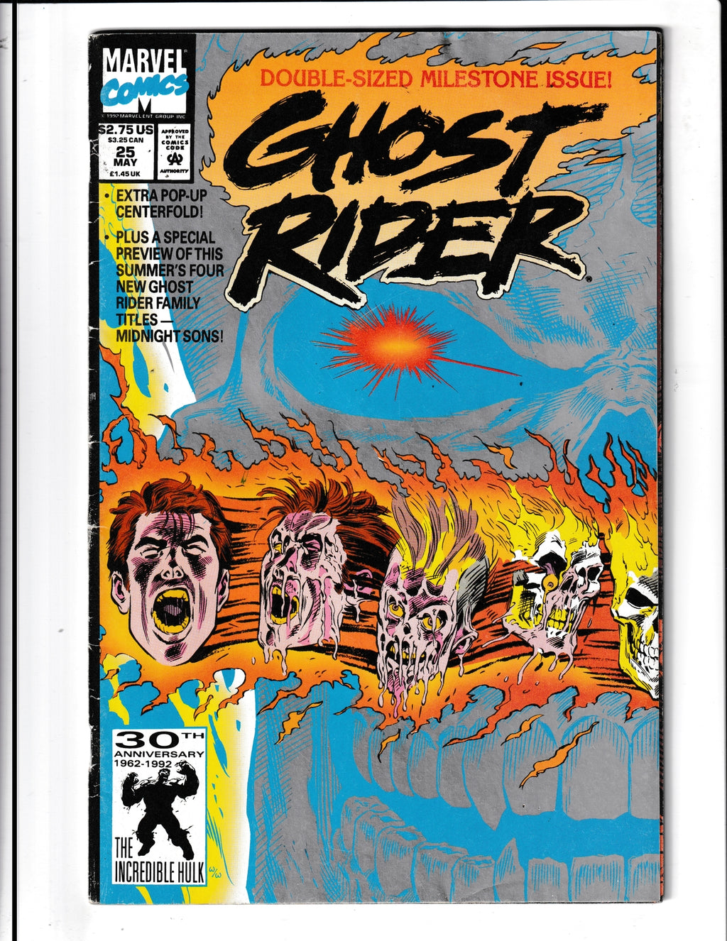 Ghost Rider #25 (1992) Marvel Comics SKU:813