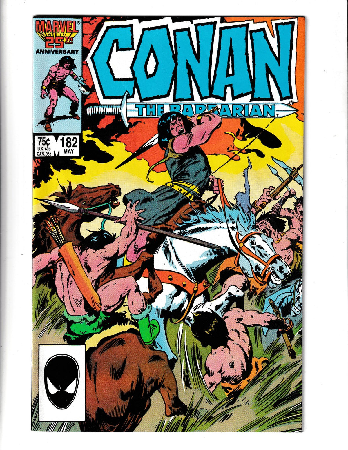 Conan the Barbarian #182 (1986) Marvel Comics SKU:2957