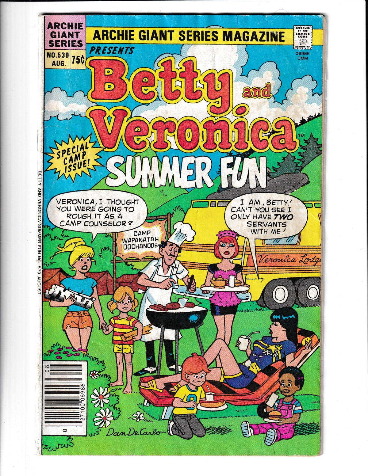 Archie Giant Series Magazine #539 (1984) Archie Comics