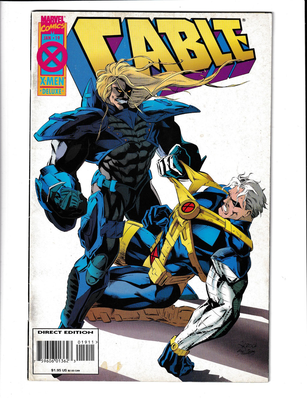 Cable #19b (1995) Newsstand Marvel Comics