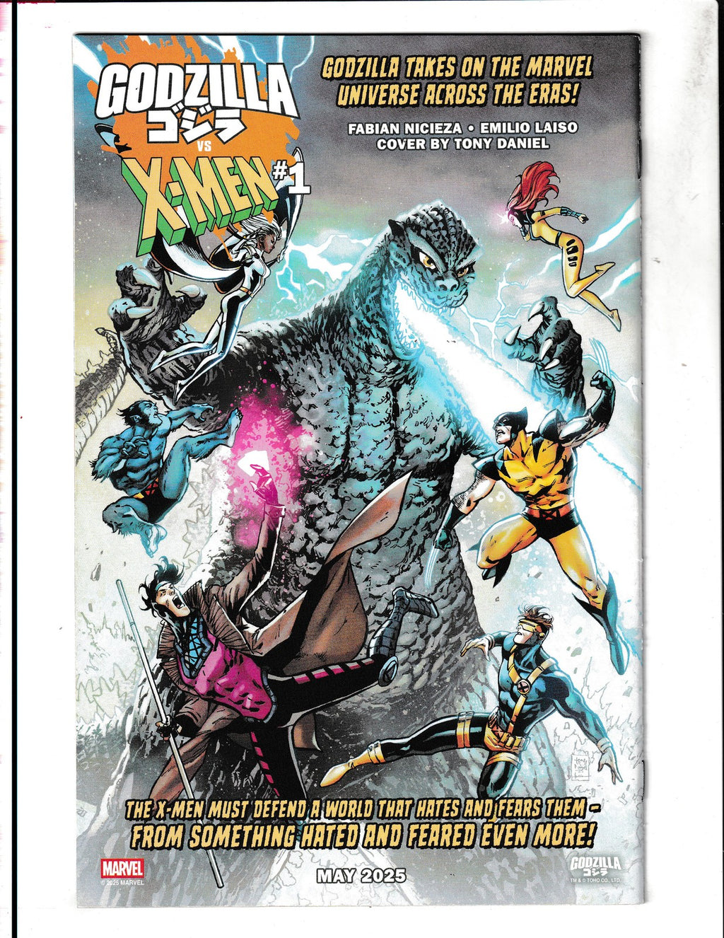 Godzilla vs Fantastic Four #1 (2025) Adam Kubert Marvel Comics
