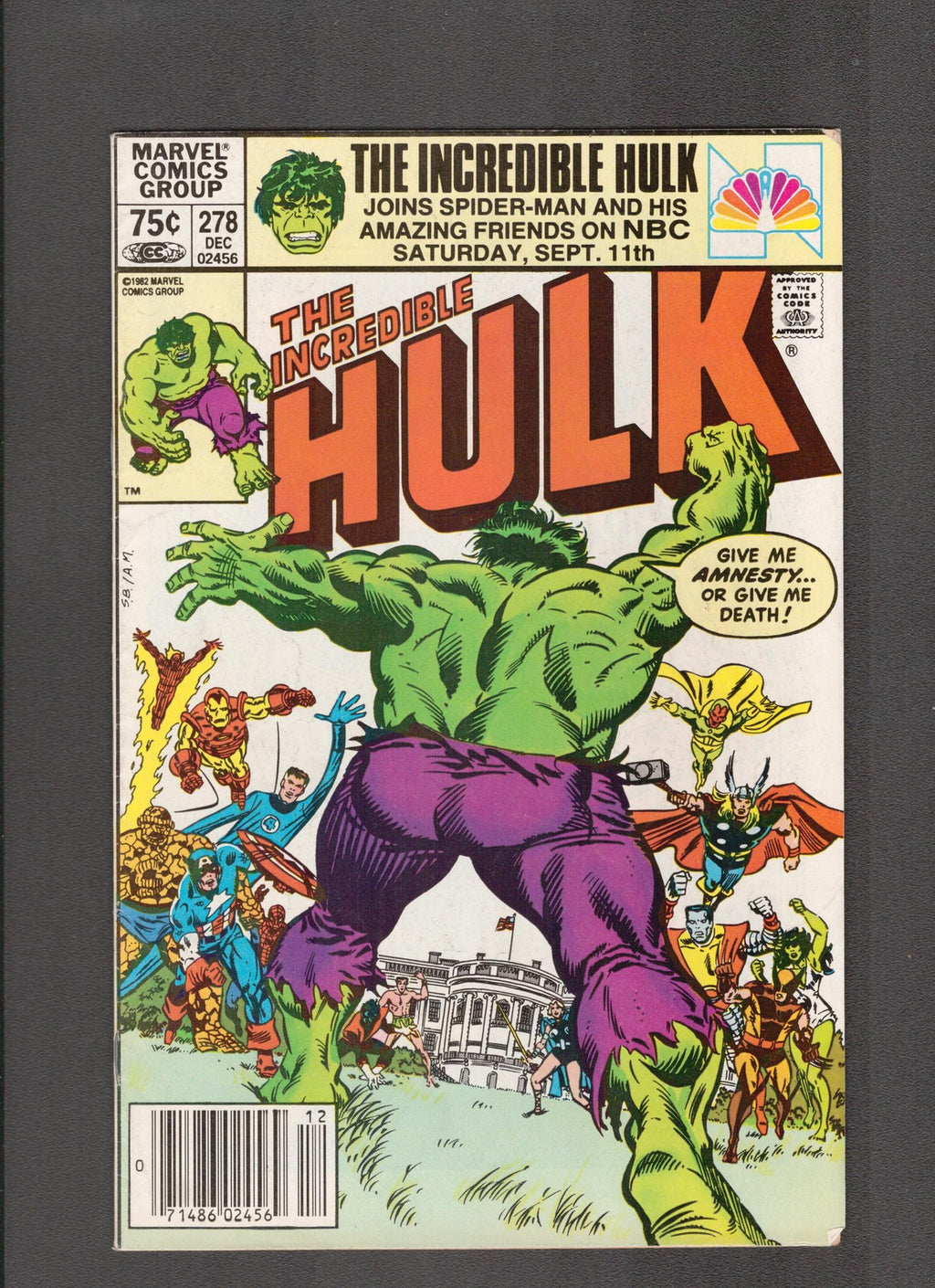 Incredible Hulk #278 (1982) Buscema, Mantlo, Milgrom Marvel Comics