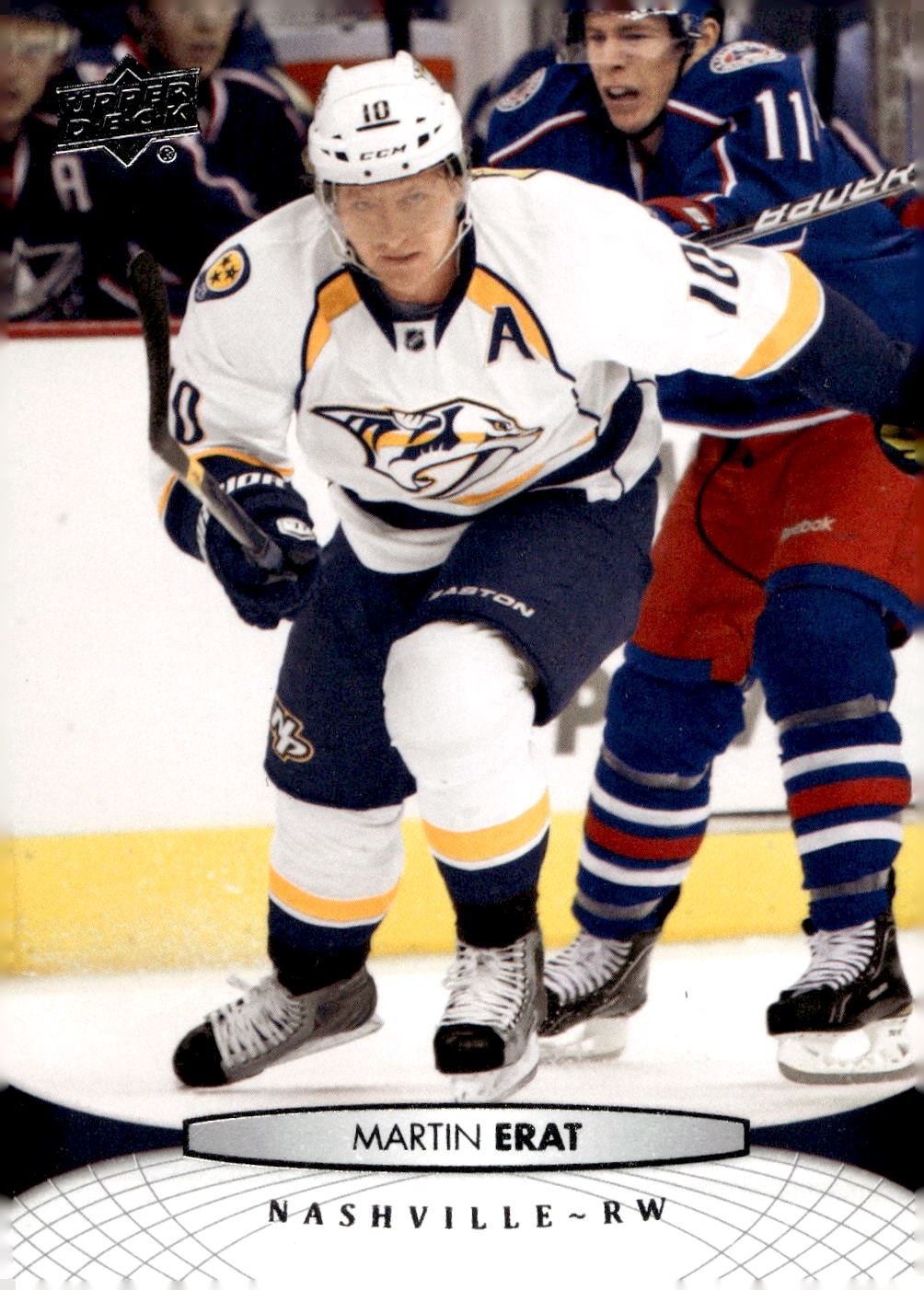 2011-12 Upper Deck #349 Martin Erat Hockey Nashville Predators