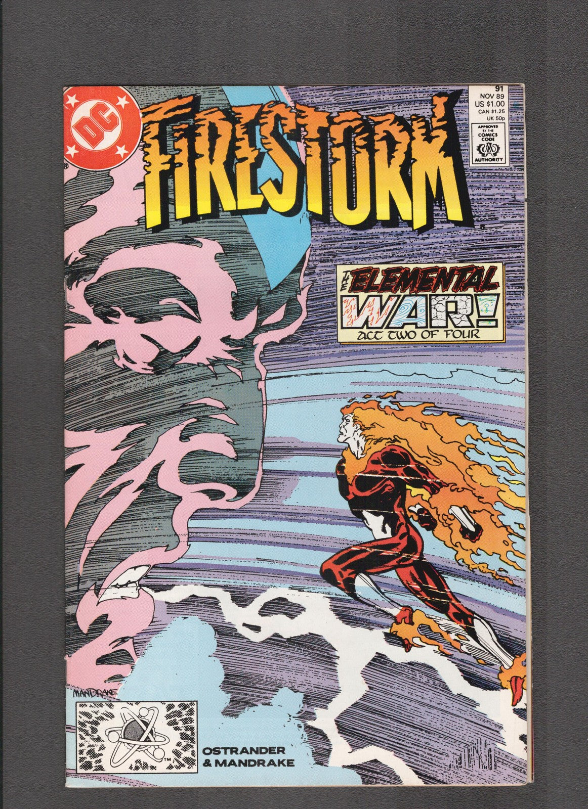 Firestorm the Nuclear Man #91 (1989) Tom Mandrake DC Comics