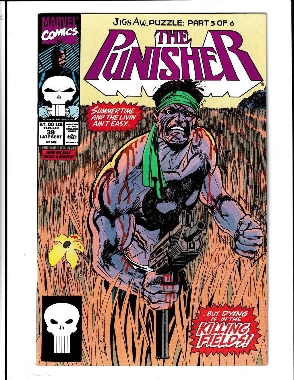 Punisher #39 (1990) Higher Grade Marvel Comics