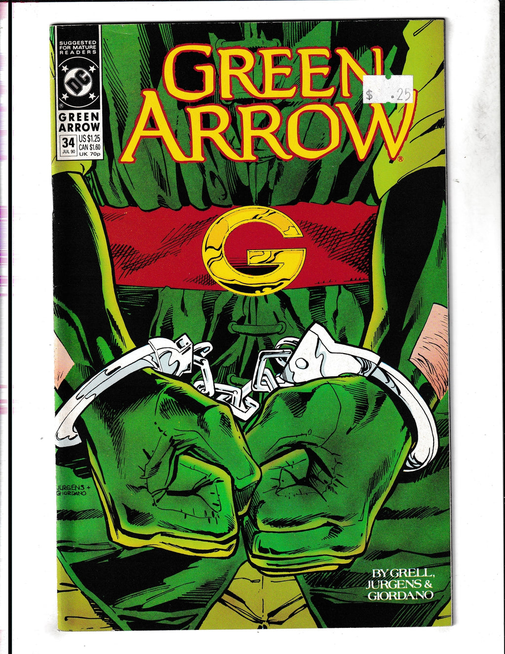Green Arrow #34 (1990) DC Comics