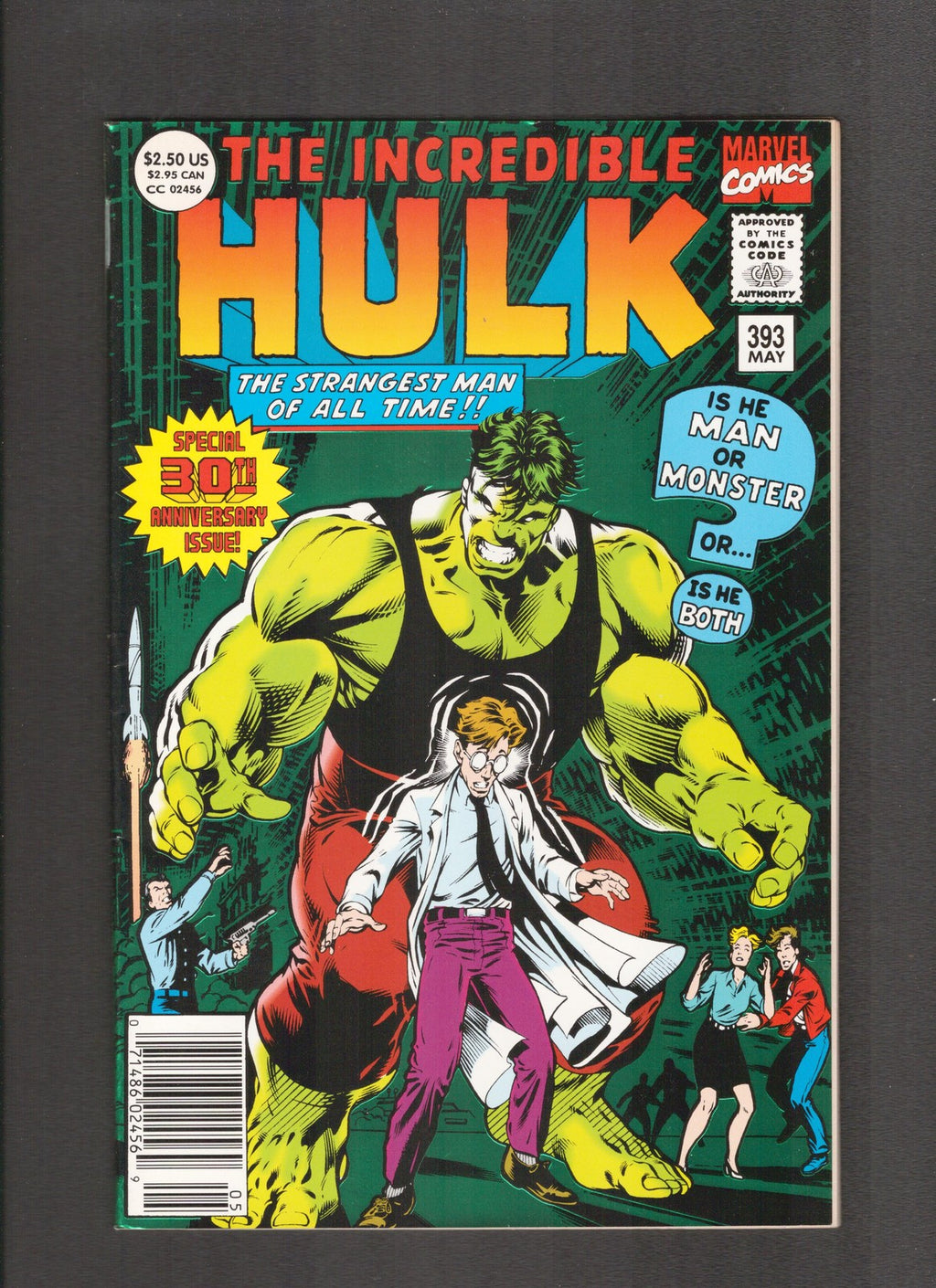 Incredible Hulk #393 (1992) Double Sized Keown Anniversary Cover Marvel Comics