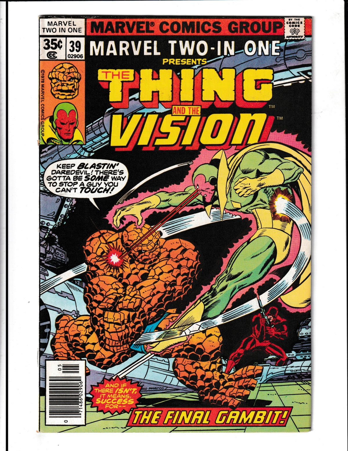 Marvel Two-In-One #39 (1978) Thing and the Vision Marvel Comics
