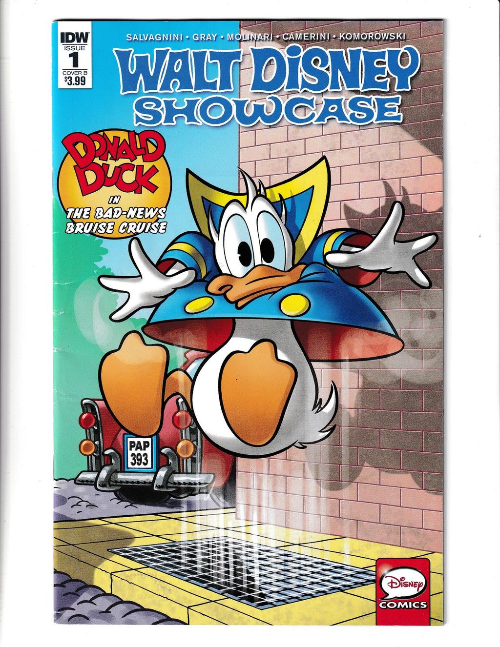 Walt Disney Showcase #1B (2018) Alessio Coppola Variant IDW Comics