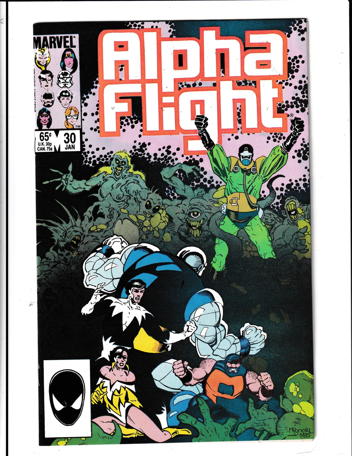 Alpha Flight #30 (1986) Marvel Comics SKU:494