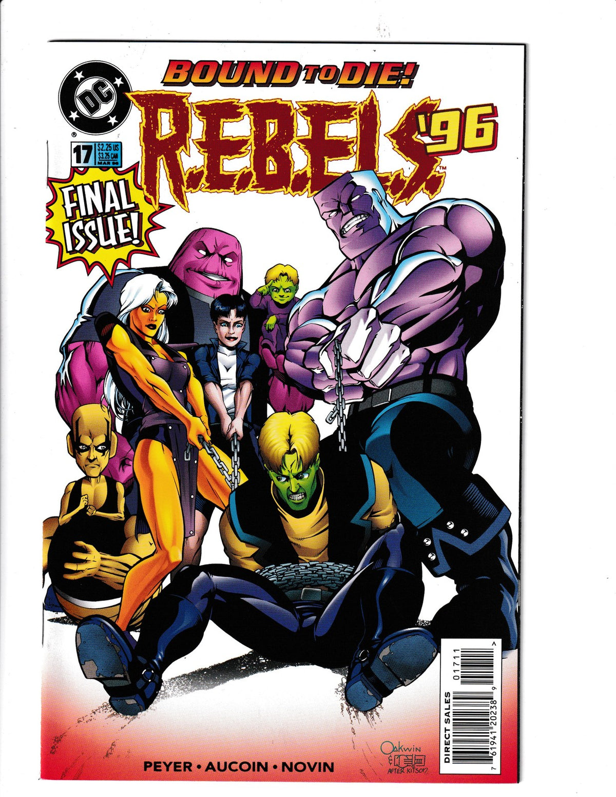 R.E.B.E.L.S. #17 (1996) Last in Volume DC Comics