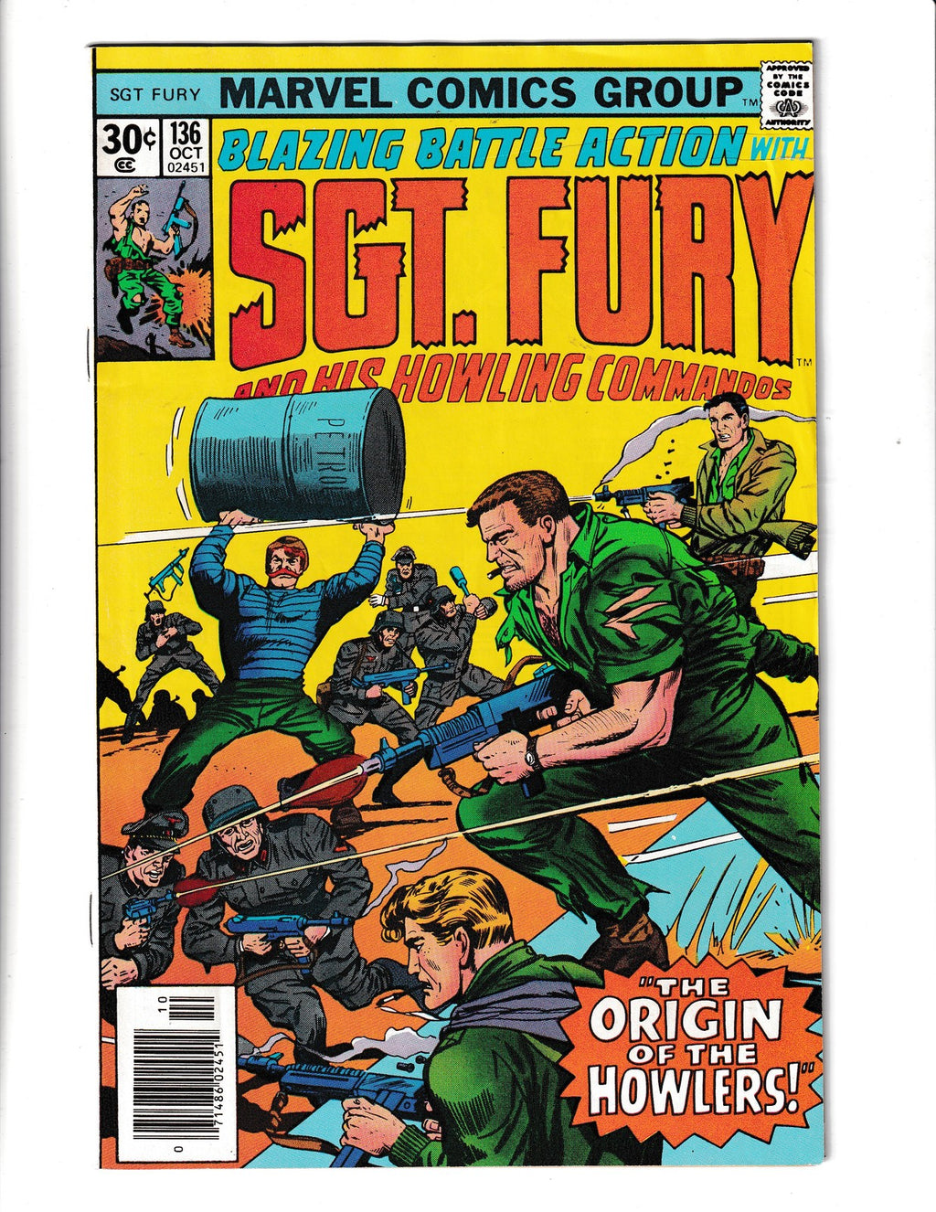 Sgt. Fury and His Howling Commandos #136 (1976) Marvel Comics