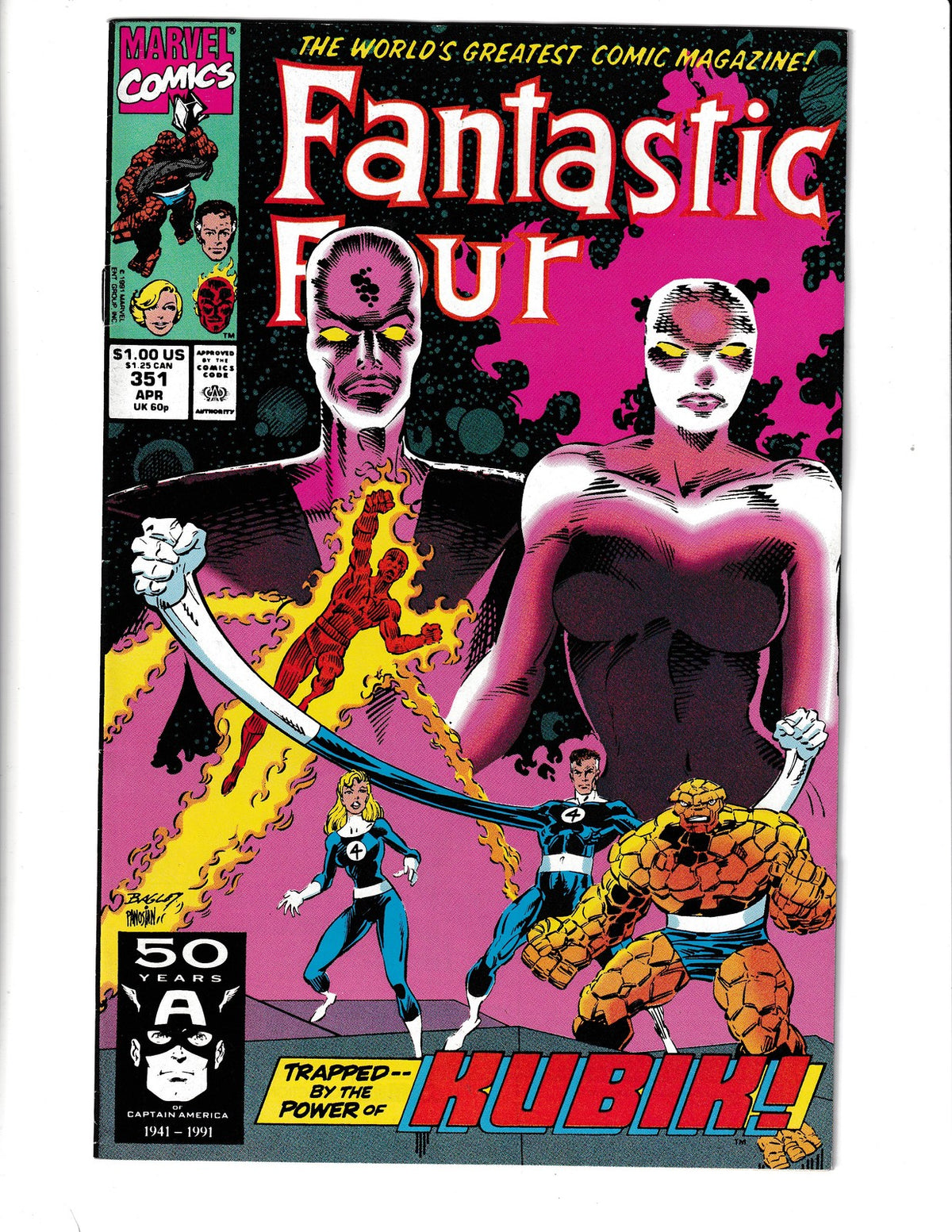 Fantastic Four #351 (1991) Marvel Comics SKU:2419