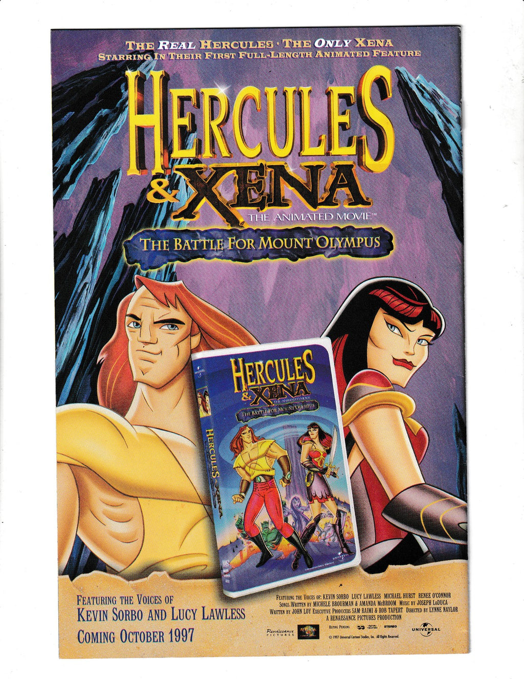 Xena: Warrior Princess #1b (1997) Photo Cover Topps Comics