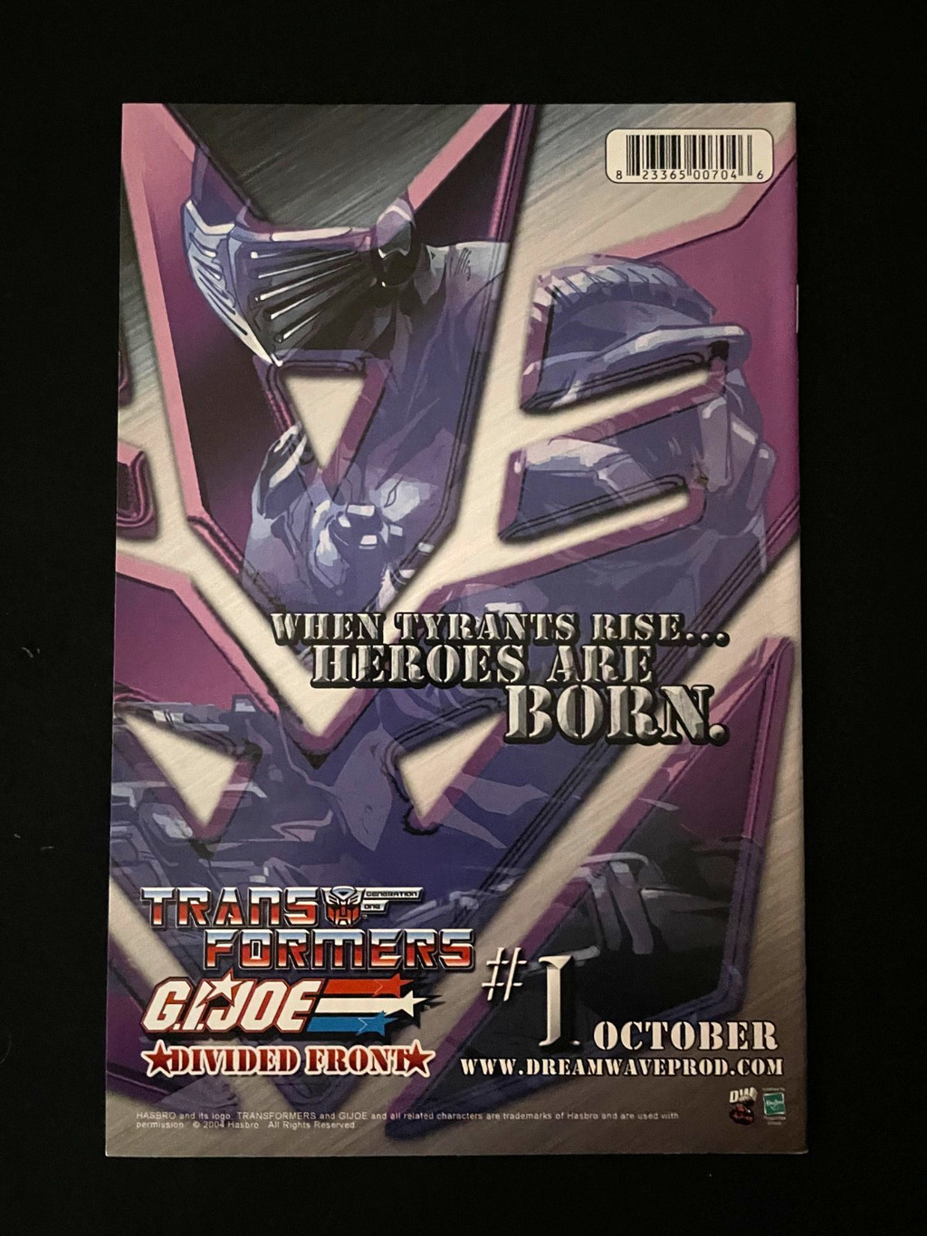 Transformers/Micromasters - Two Set of 4 both A & B covers #1-4 (2004) Dreamwave