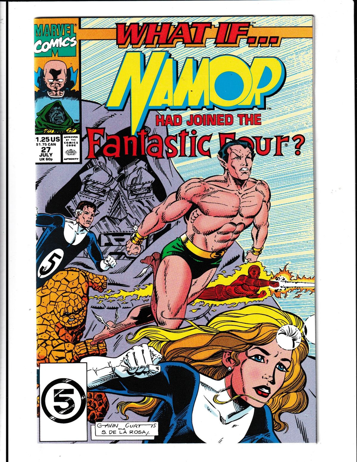 What If...? #27 (1991) Namor Joined Fantastic Four Marvel Comics
