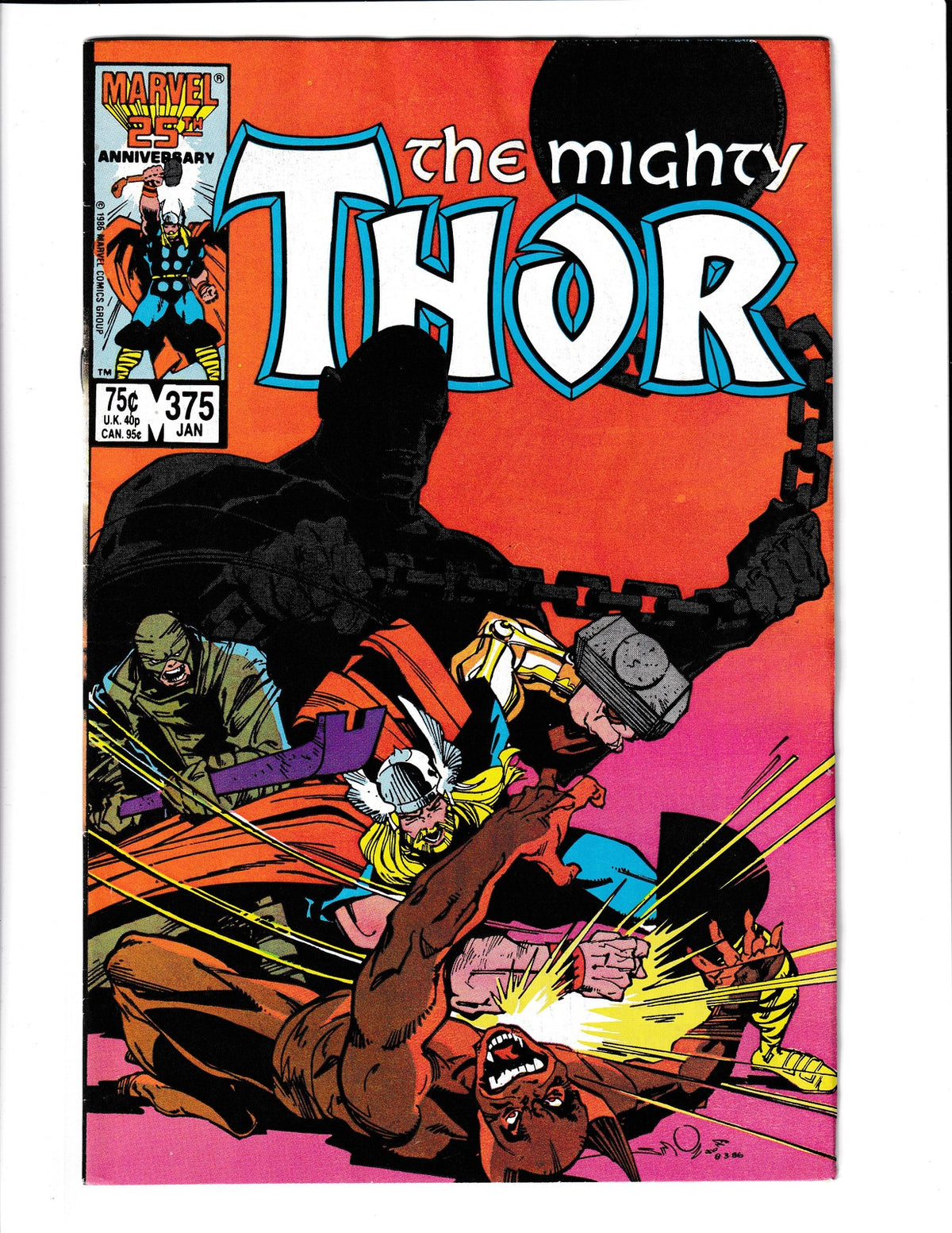 Thor #375 (1987) Mighty Thor Marvel Comics