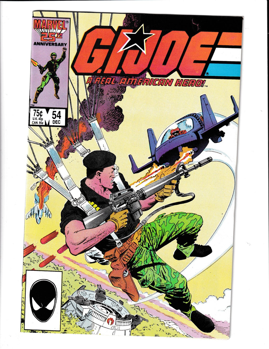 G.I. Joe: A Real American Hero #54 (1986) 1st Slipstream Marvel Comics
