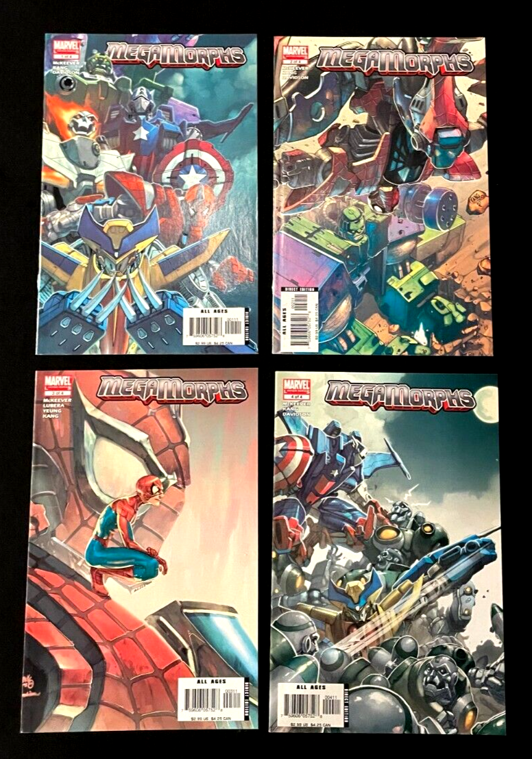 Megamorphs - Complete Set of 4 - #1-4 (2005) Marvel Comics