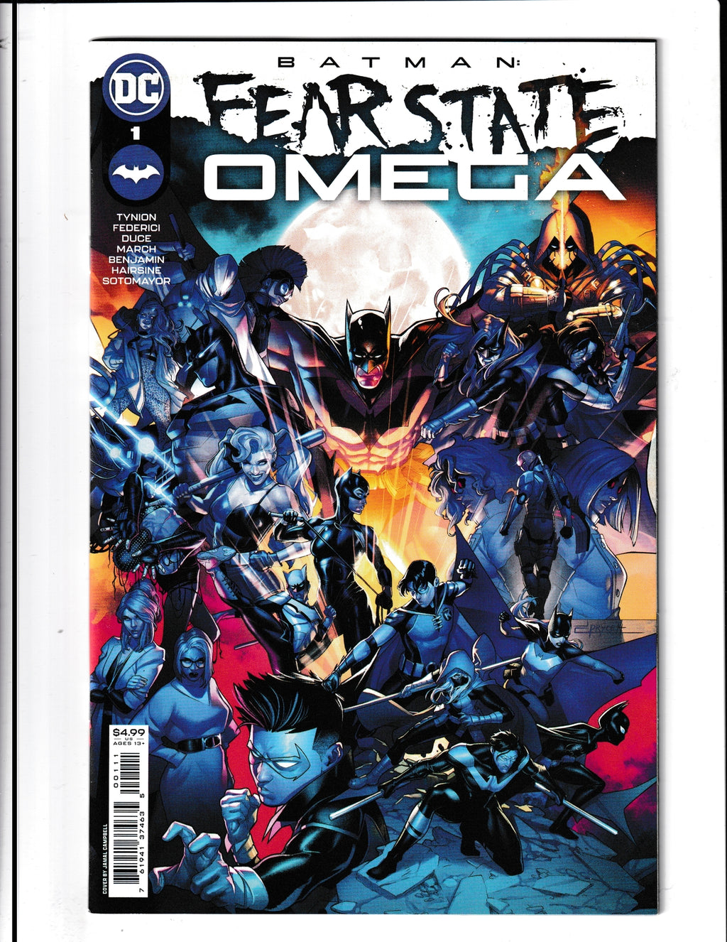 Batman: Fear State - Omega #1 (2022) DC Comics SKU:721