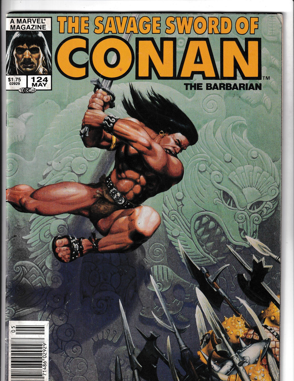 Savage Sword of Conan #124 (1986) Curtis Comics