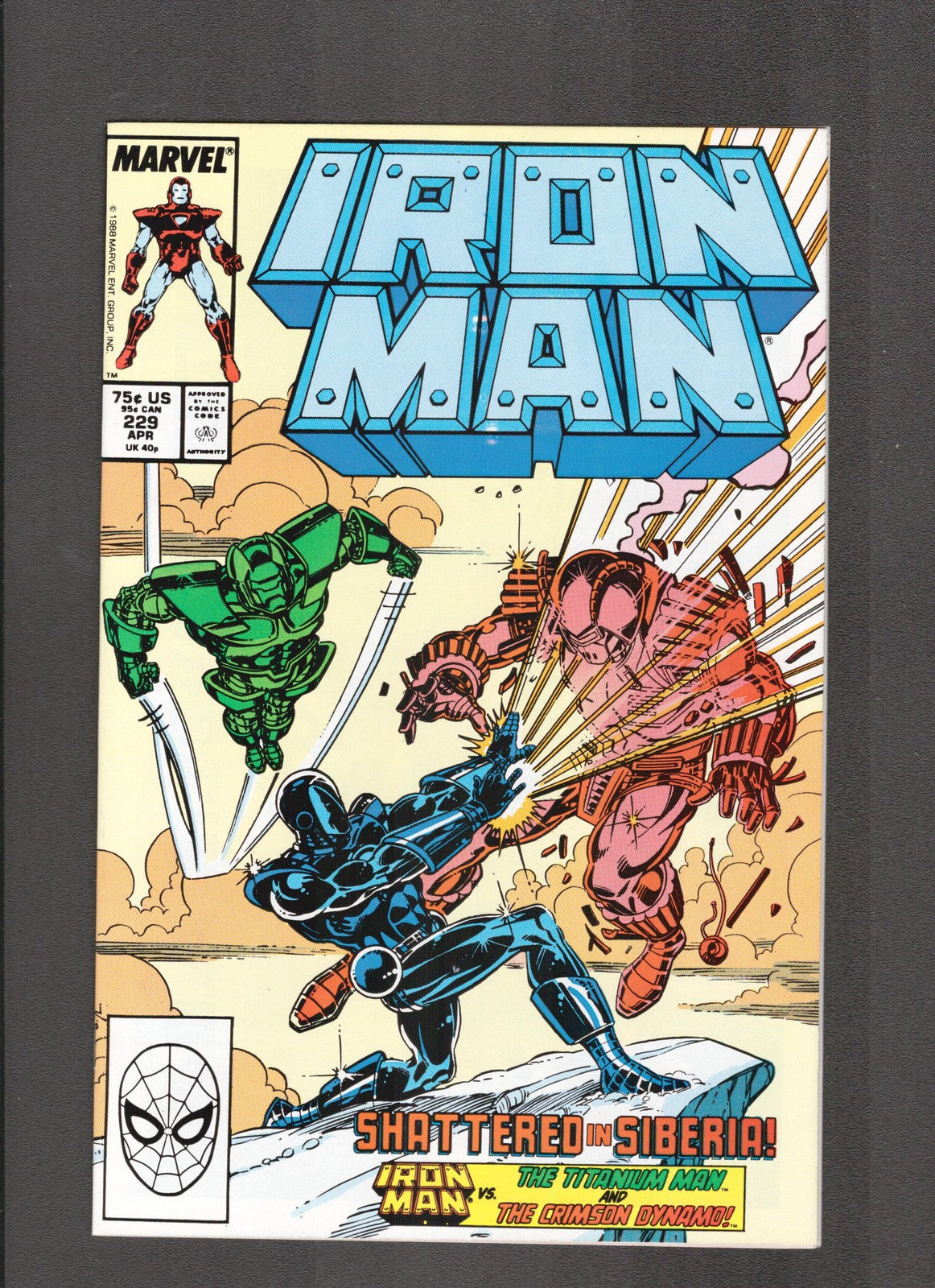 Iron Man #229 (1988) Mark Bright Marvel Comics