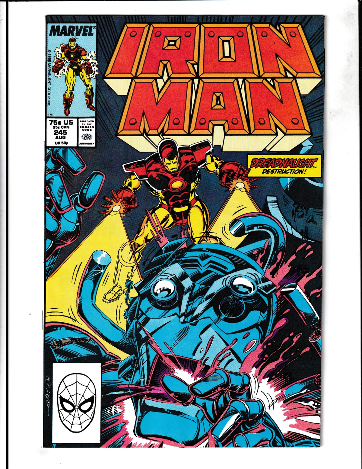 Iron Man #245 (1989) Marvel Comics