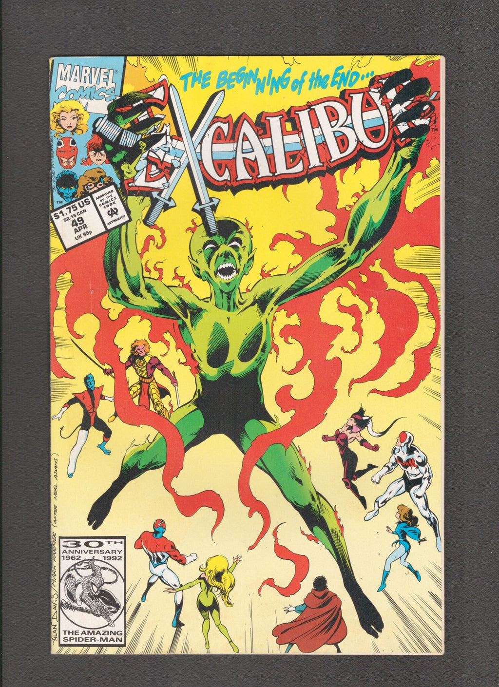 Excalibur #49 (1992) Mark Farmer, Alan Davis Marvel Comics
