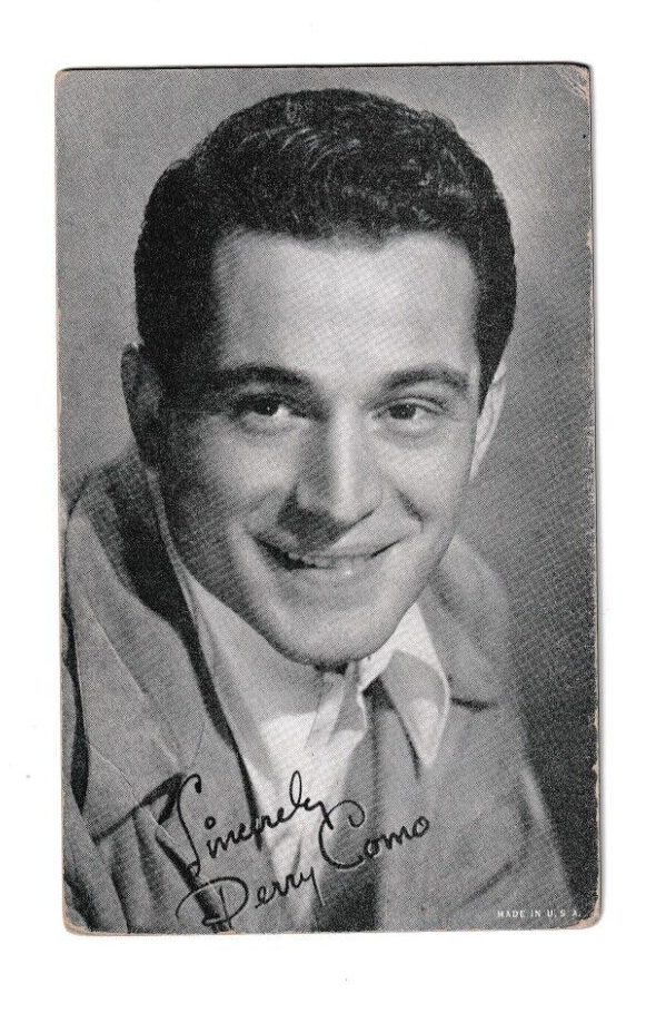 Arcade Cards 1940's - Celebrities - Perry Como