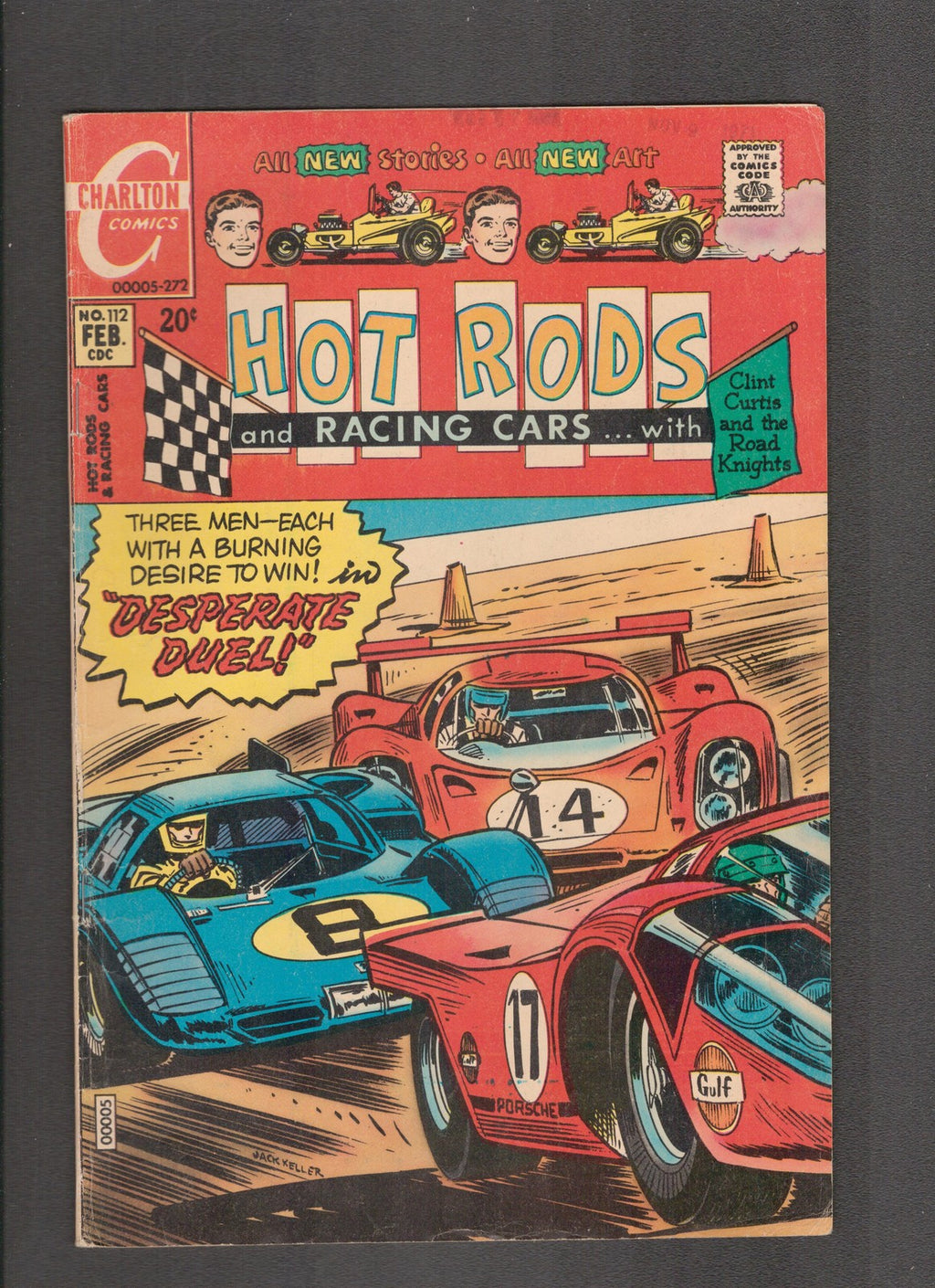 Hot Rods and Racing Cars #112 (1972) Charlton Comics