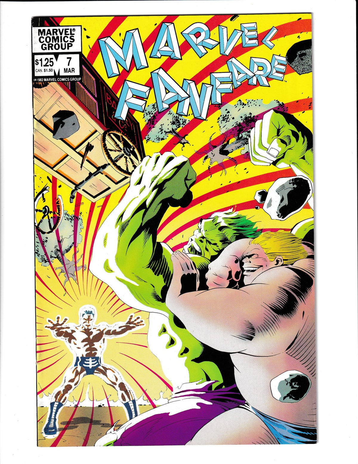 Marvel Fanfare #7 (1983) Joe Barney Hulk Cover Marvel Comics