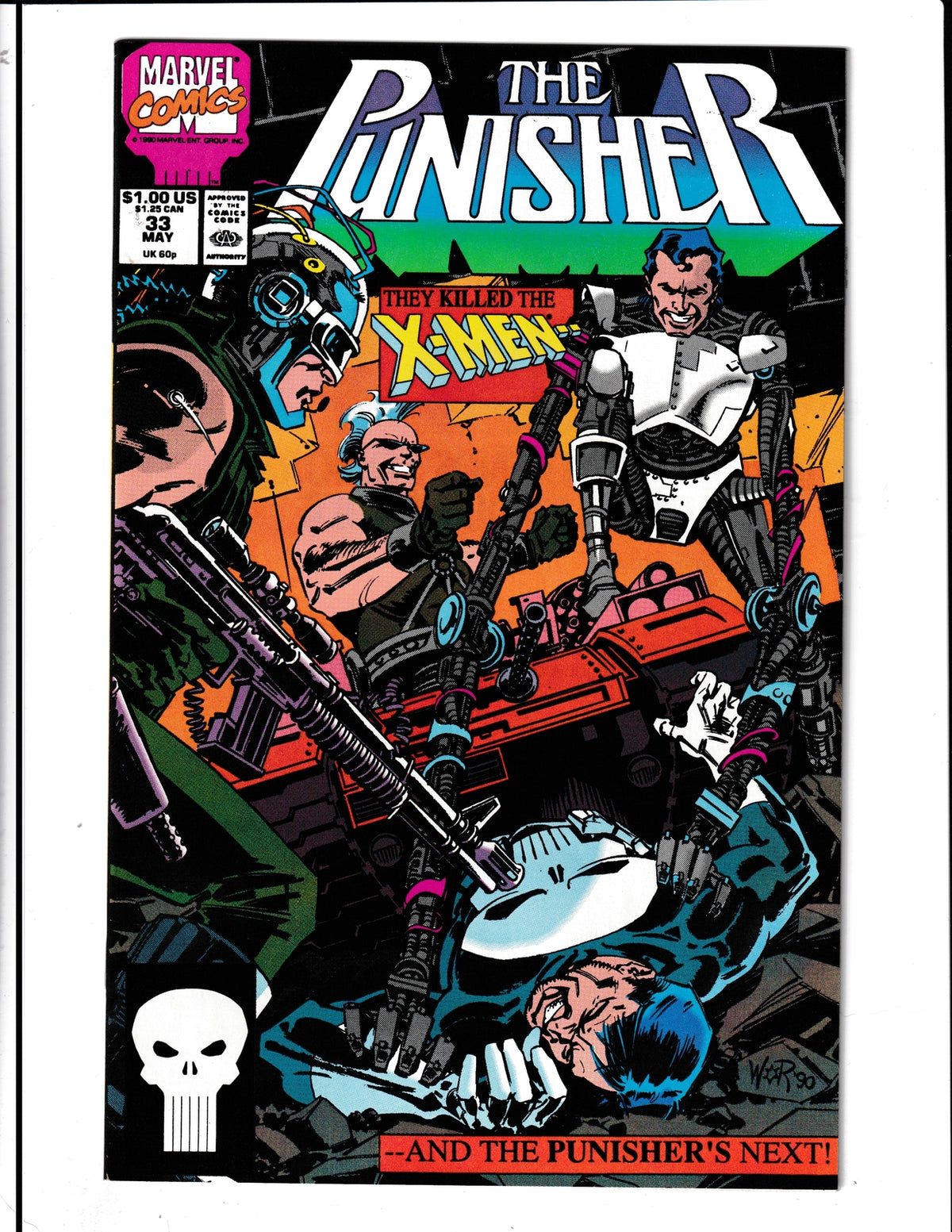 Punisher #33 (1990) Higher Grade Marvel Comics