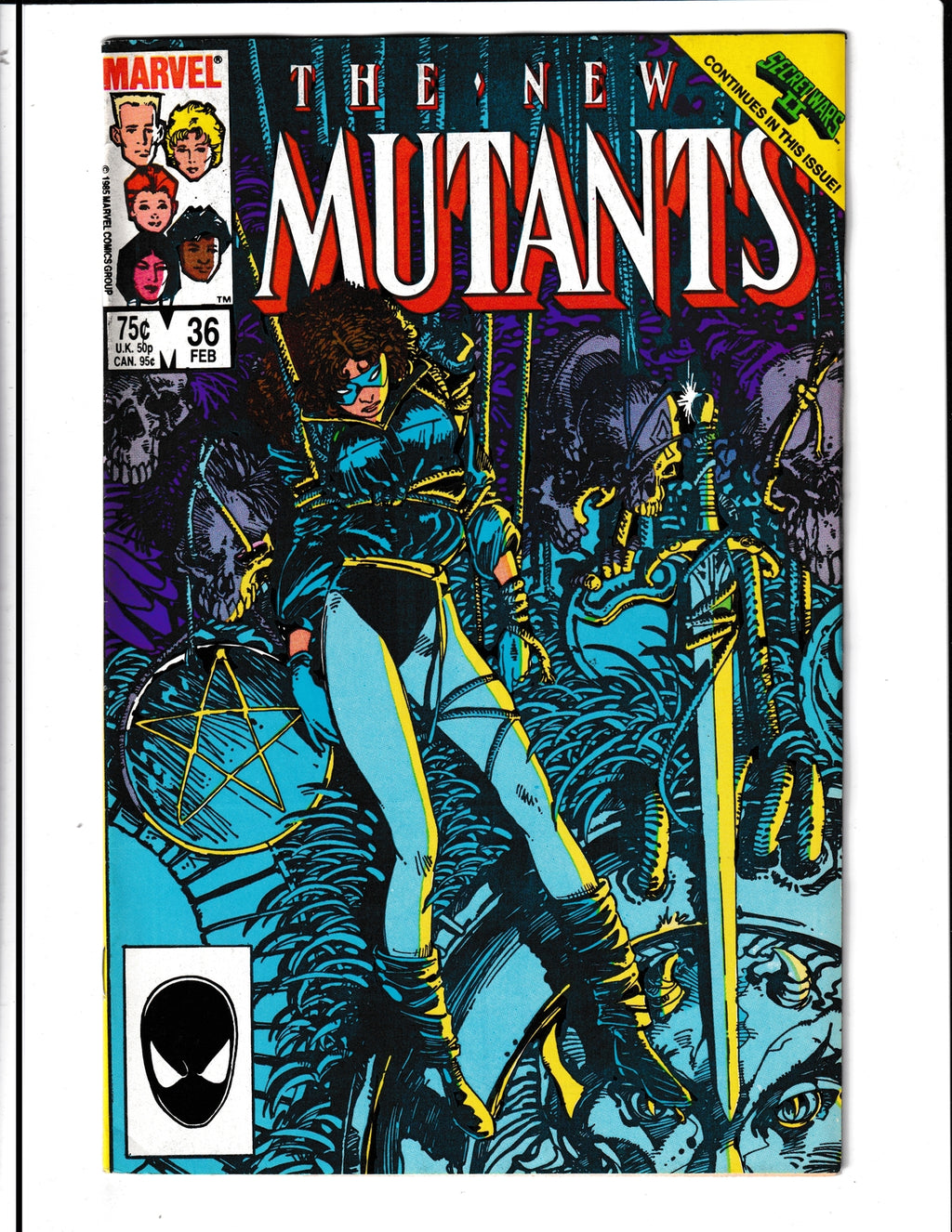 New Mutants #36 (1986) Marvel Comics SKU:837