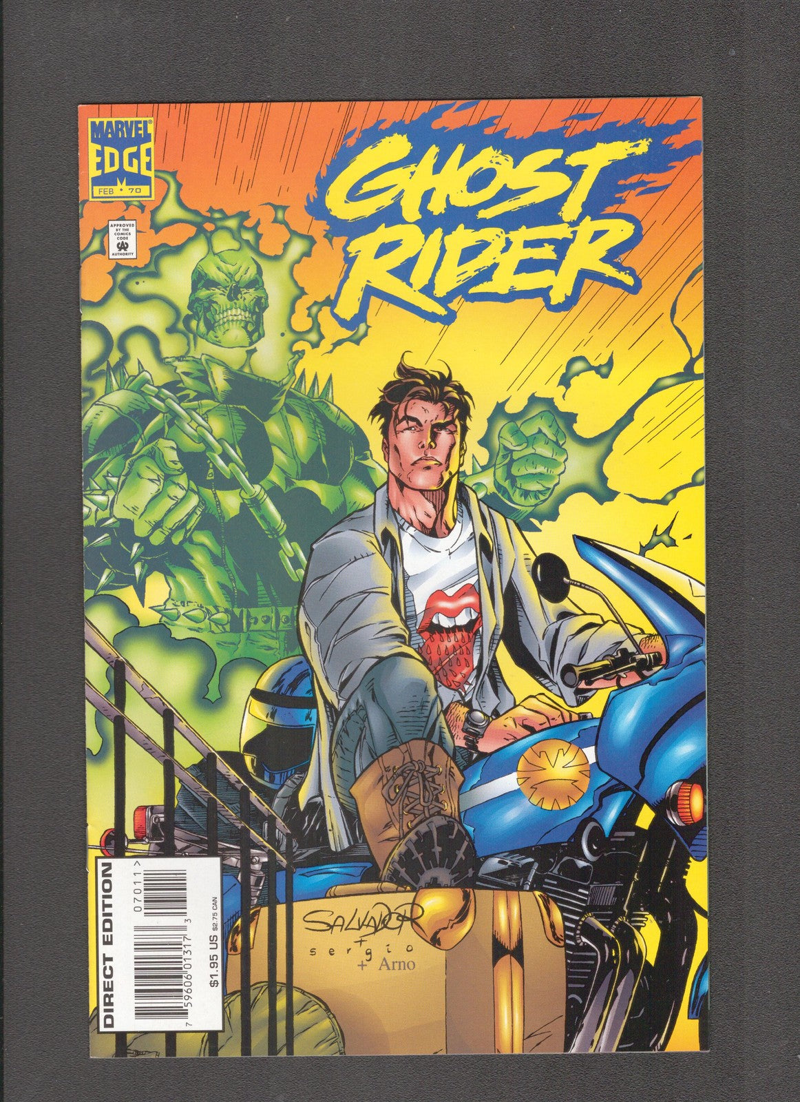 Ghost Rider #70 (1996) Salvador Larroca Marvel Comics